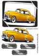 1949 Yellow Oldsmobile Vintage Car