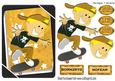 Born2ryd, Nofear on Skateboard with Boy in Orange