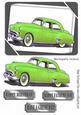 1949 Green Oldsmobile Vintage Car in Frame