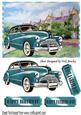Vintage Buick Jade Automobile with Mansion