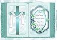 Turq Cross with Shawl and Sentiment Open A4 Book