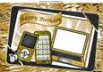 Boys Gold Gadgets & Things, Mobile, Laptop, Mp3 Player A4
