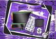 Girls Purple Gadgets & Mobile, Laptop, Mp3 Player A4