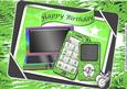 Girls Green Gadgets & Mobile, Laptop, Mp3 Player A4
