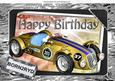 Born2ryd Gold Racing Sports Car with the Stars A4
