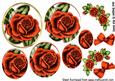 Pretty Red Rose Pyramids with Roses & Bow A4