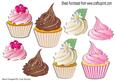 Yummy! Cupcakes with Icing A4