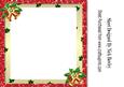 Christmas Bells and Holly 8x8 Insert
