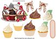Chocolate, Cream and Cherry Cupcakes A4