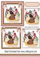 Chocolate, Cream and Cherry Cupcakes Pyramids
