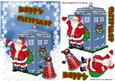 Santa Who! with His Tardis, Presents & Dalek