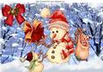 I Have a Present for You as Well, Cute Snowmen A4