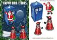 Happy -who-lidays! Santa Who in His Tardis