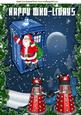 Happy -who-lidays! Santa Who in His Tardis A4