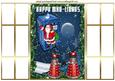 Happy -who-lidays! Santa Who in His Tardis Gatefold