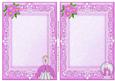 Pretty Princess Dress and Castle in Star Globe A5 Insert