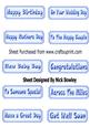 Blue Bubble Sentiment Tags
