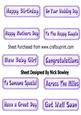 Purple Bubble Sentiment Tags