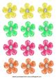 Yellow Flowers with Diamonds Emb