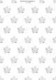 Babys White Fabric Flowers Backing Paper