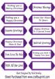 Various Christmas and Seasonal Sentiments on Purple Tags