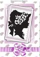 Pretty Vintage Lady in Silhouette on Lace Stackers A4