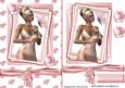 Pretty in Pink with Butterfly on Lace Stacker