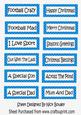 Lot of Lovely Sentiments Seasons & Sport Blue Polkadot Tags