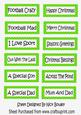 Lots of Lovely Seasons & Sport Green Polkadot Tags