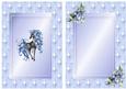 Unicorn in Starlight Blue with Roses A5 Insert