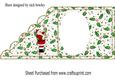 Santa Over the Edge Insert