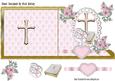 A Lovely Christening or Baptism on Lace Over the Edge