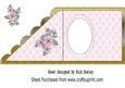 A Lovely Christening or Baptism on Lace Over the Edge Insert