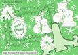 Cute Fox and Polar Bear and Green Scalloped Book Kit