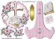 Baby Girls Christening or Baptism,bible Plate & Stand