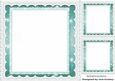 Turq Starlight with Lace, Frames/insert and Toppers 8x8