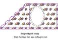 Pretty Lilac Hat with Lilac & Cream Roses Insert