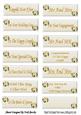 Pretty Cream and Gold Wedding Sentiments with Cream Roses