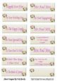 Pretty Cream and Pink Wedding Sentiments with Cream Roses
