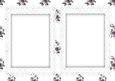 Pretty Lilac Magnoliaswith Lace A5 Insert