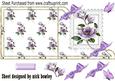 Pretty Lilac Magnolias on Lace Over the Edge