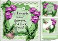 If Friends Were Flowers - I'd Pick You, Pink Flowers 8x8