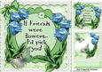 If Friends Were Flowers - I'd Pick You, Blue Flowers 8x8