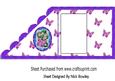 Butterflies with Stained Glass Window and Flower Insert
