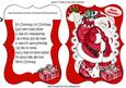 Lovely Jolly Santa Bracket Card with Verse