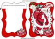 Lovely Jolly Santa Bracket Card