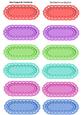 (brights) Scalloped Blank Tags Lots of Colours