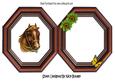 Lovely Horse in Vintage Frame Insert