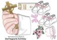 Hand Holding Cross Christening for Baby Girl A4
