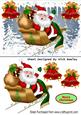 Santa in His Sleigh with Bells Ho! Ho! Ho!